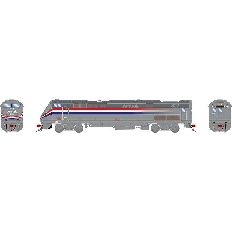 HO P40DC Locomotive, Phase III #822