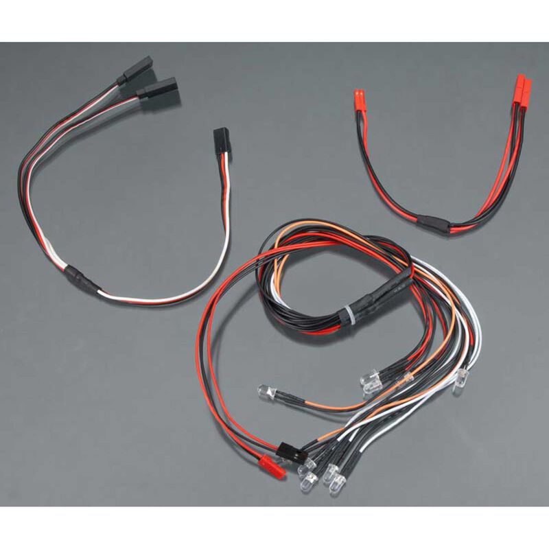 LED Light Set System White: 1/10 Touring Car