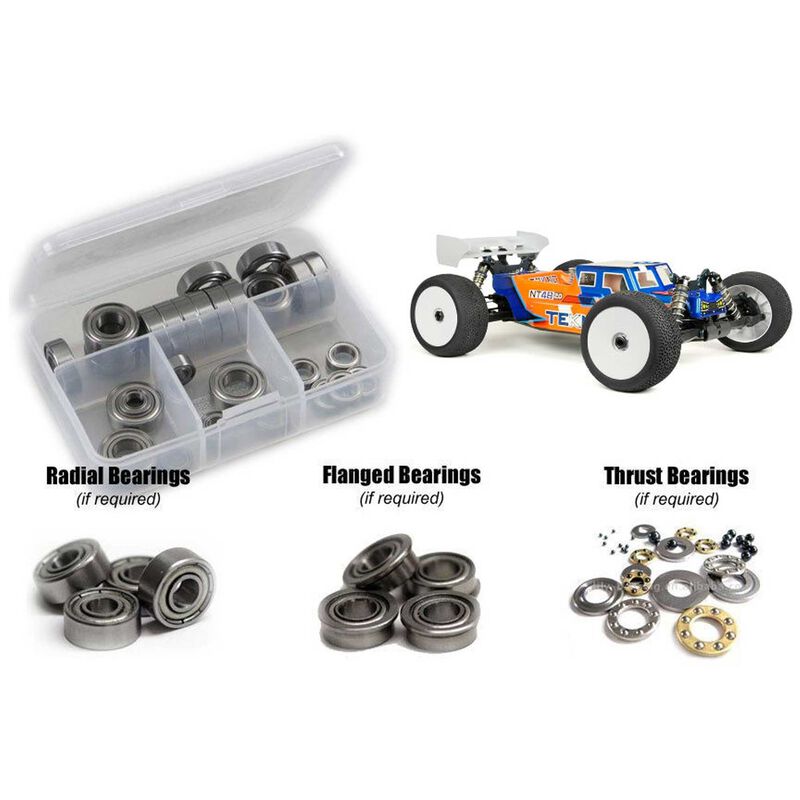 Metal Shielded Bearing Kit, 1/8 Tekno NT48 2.0