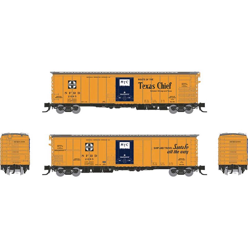 N SF RR-56 Mech Reefer Texas Chief Slogan (4)