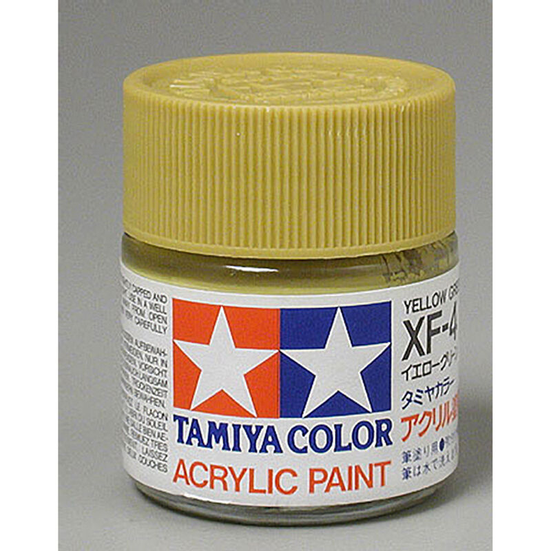 Acrylic XF4 Flat, Yellow Green