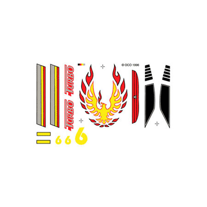 Dry Transfer Decals, Turbo