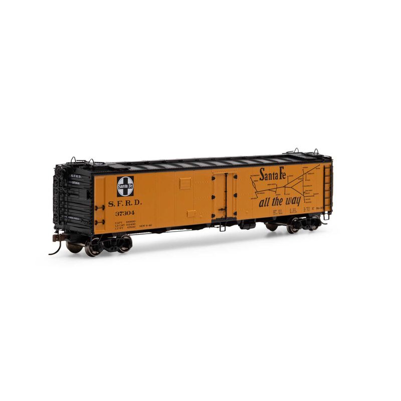 HO 50' Ice Bunker Reefer, SFRD #37304