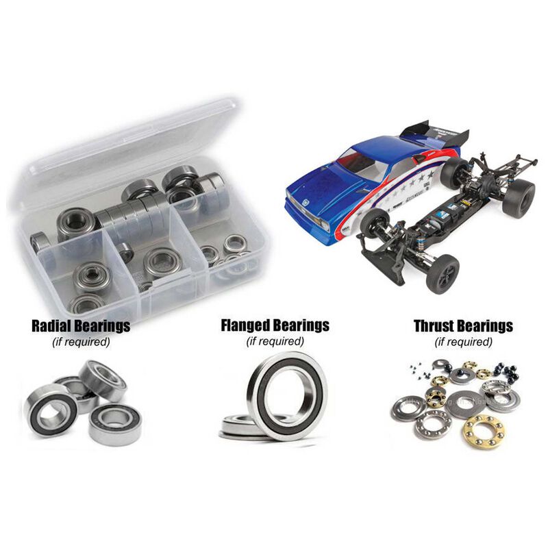 Rubber Shielded Bearing Kit, 1/10 Team Associated DR10M