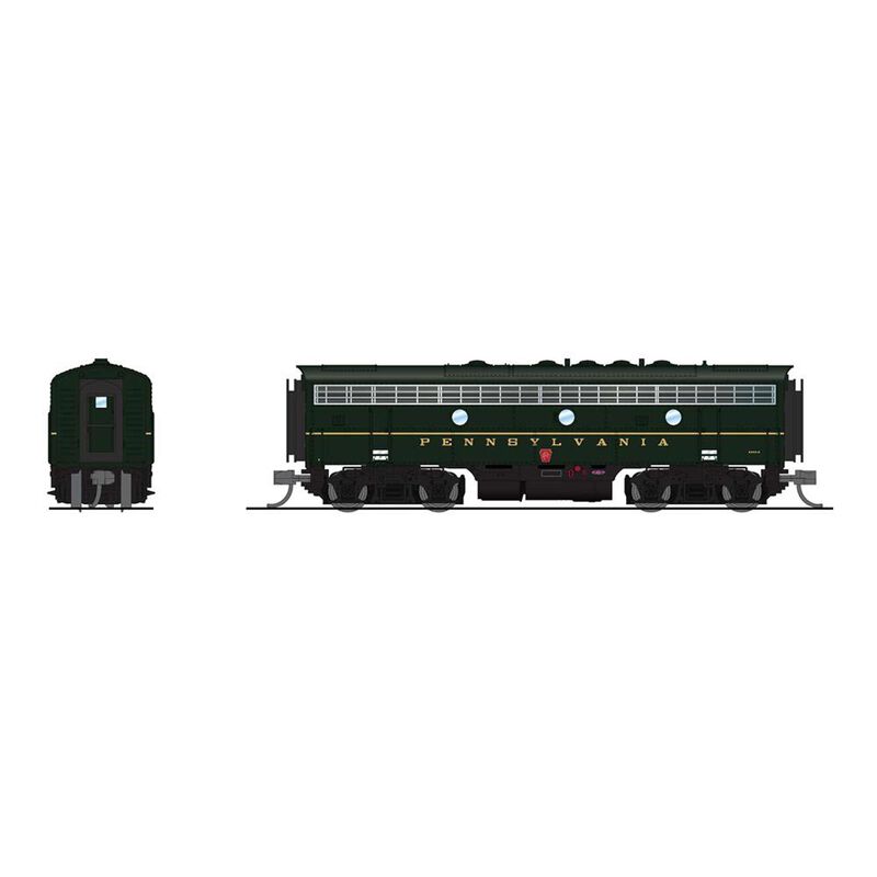 N EMD F7B Locomotive, DGLE Single Stripe, Paragon4, PRR #9547B