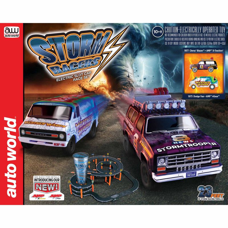 Storm Racers Slot Car Race Set
