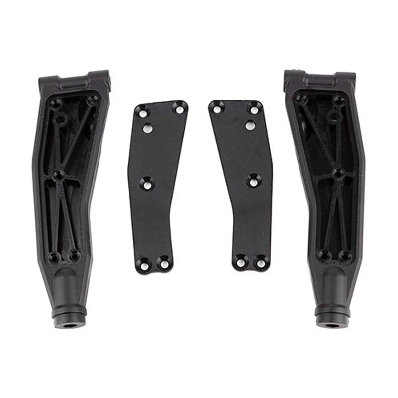 Factory Team Front Upper Suspension Arms, 1/8 Team Associated RC8T3.2