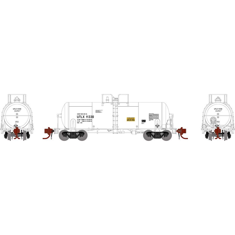 N 13,600-Galon Acid Tank, UTLX, White #11330