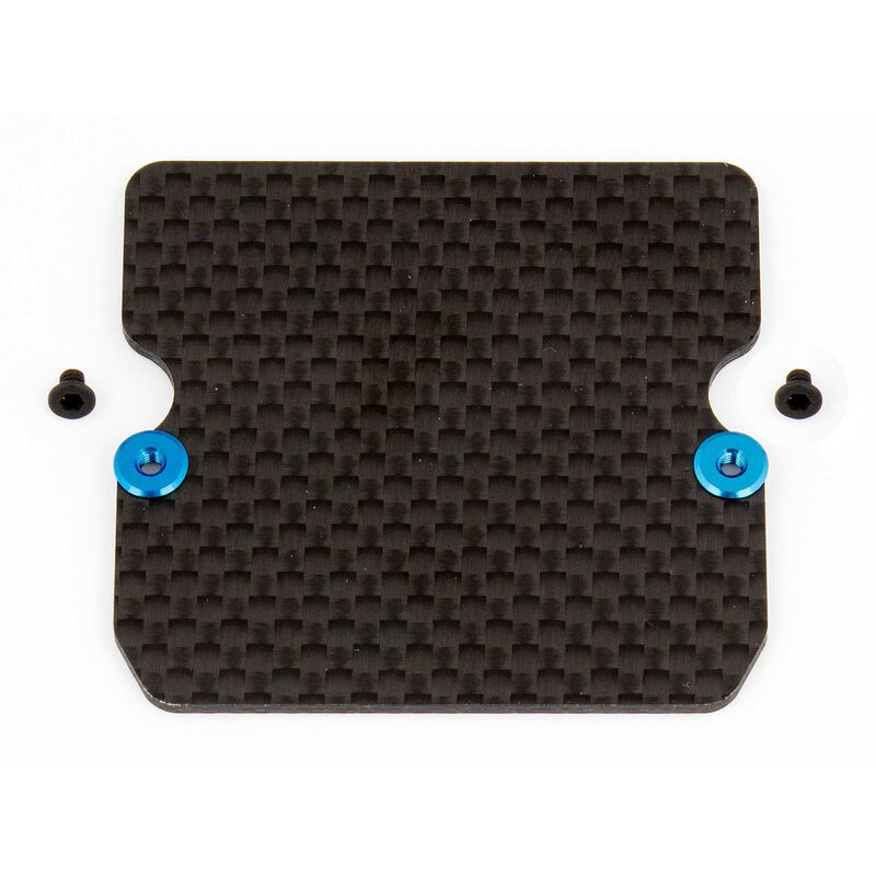Factory Team Graphite Servo Plate, 1/10 Team Associated RC10B6.1