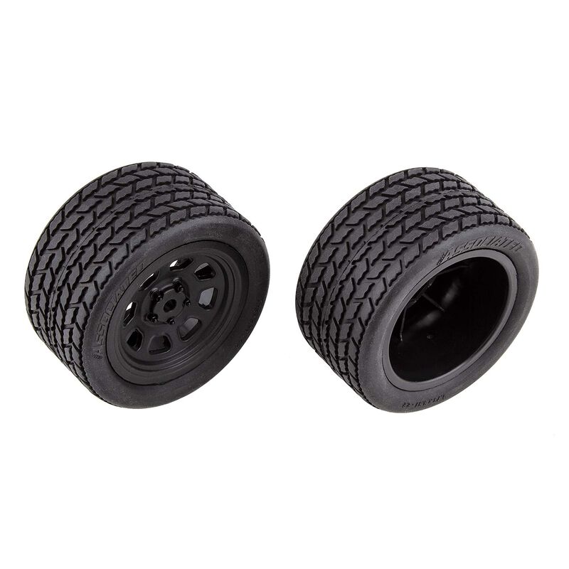 SR10 Rear Wheels with Street Stock Tires, mounted