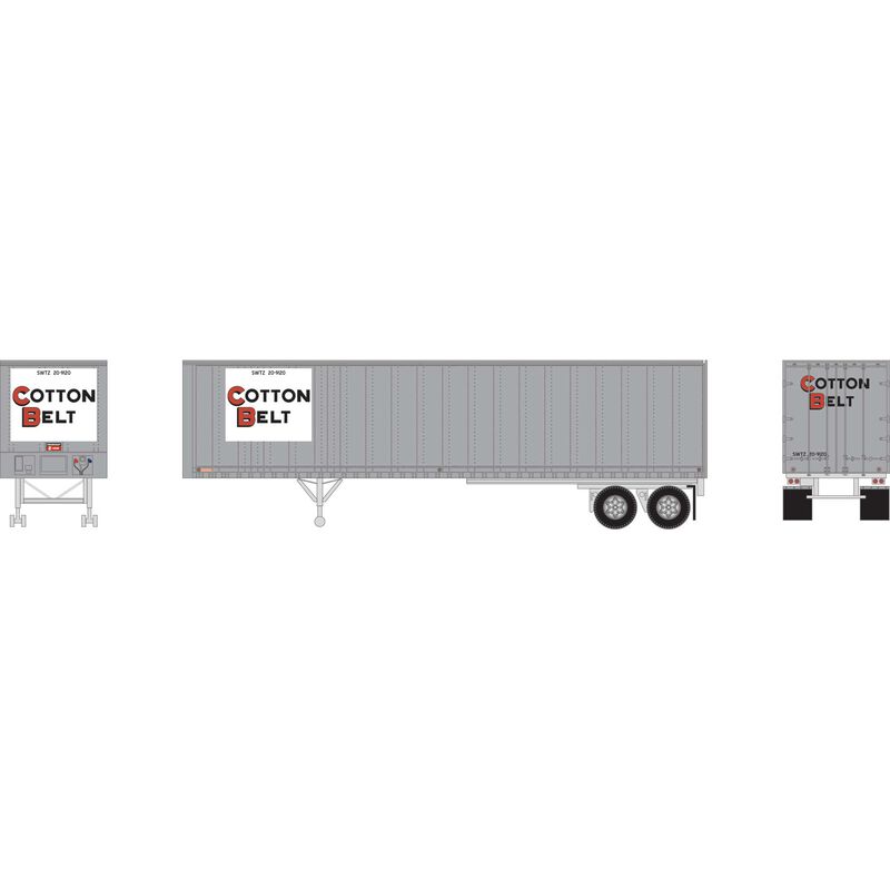 N 40' Fruehauf Trailer, Cotton Belt SWTZ #20-9120