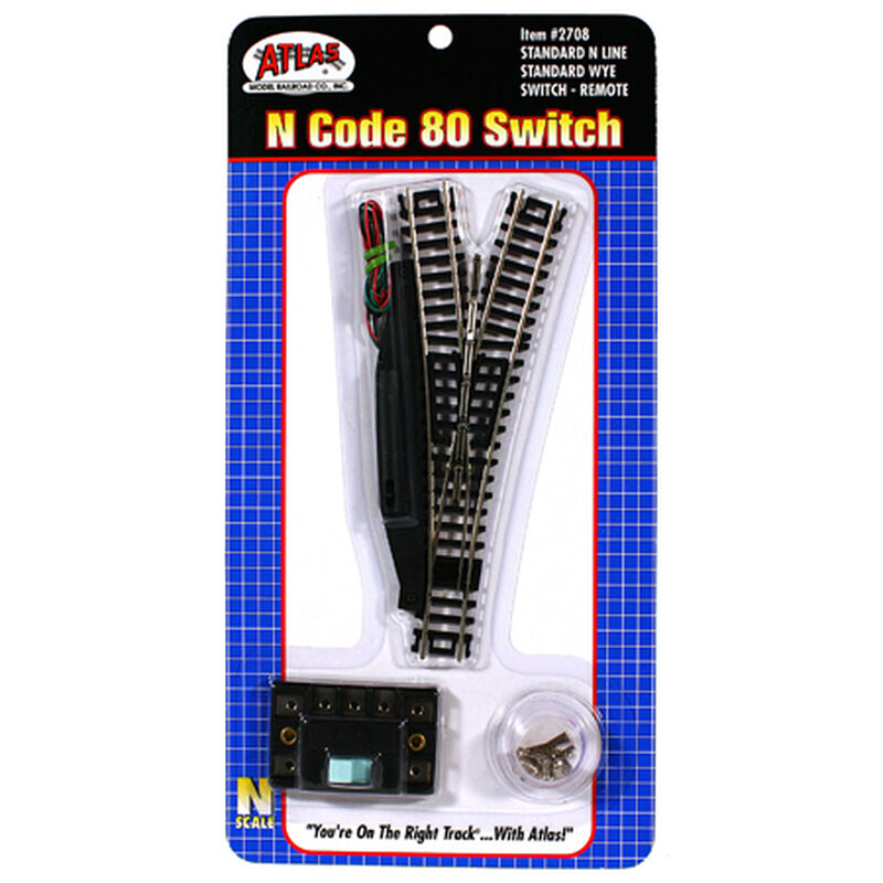 N Code 80 Remote Wye Turnout