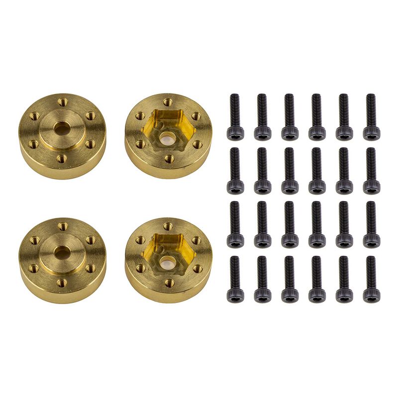 Beadlock Hex Adapters, Brass: FT Enduro