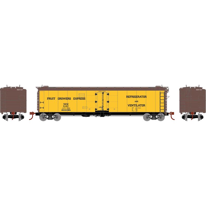 N 50' Ice Bunker Reefer, N&W #4107
