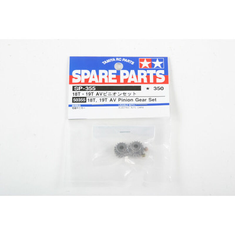 AV Pinion Gear Set 18T/19T: CR01