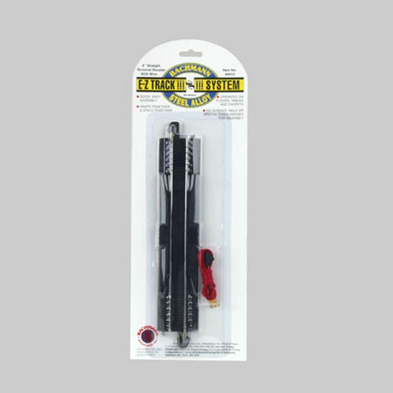 HO Steel EZ 9" Straight Terminal