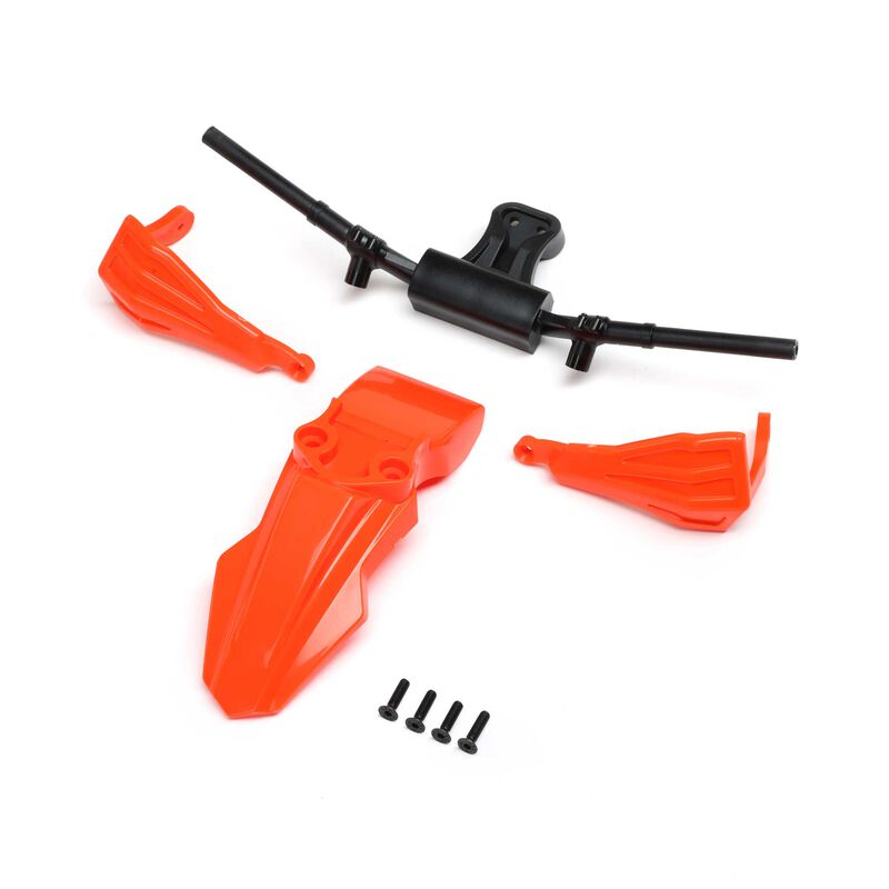 Fender, Handguards & Handle Bars, Orange: PM-SM/MX