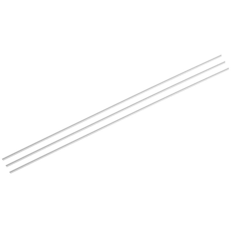 .123 T Channel White Styrene 14" 3Pk