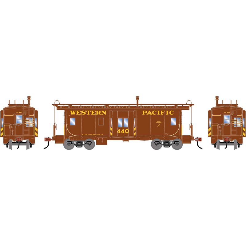 HO ATH Bay Window Caboose, WP #440