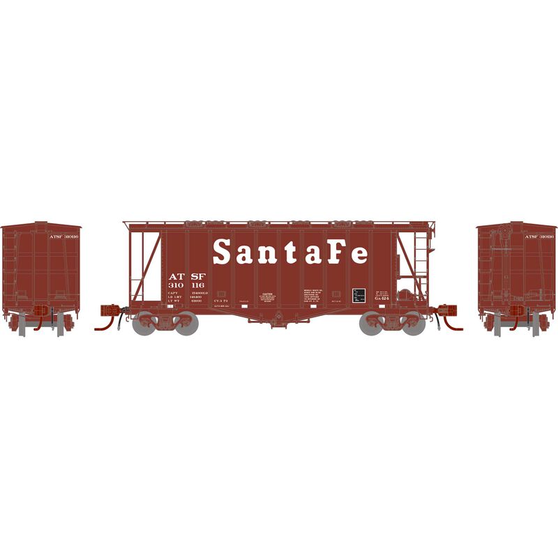 N GATC 2600 Airslide Hopper, ATSF #310116