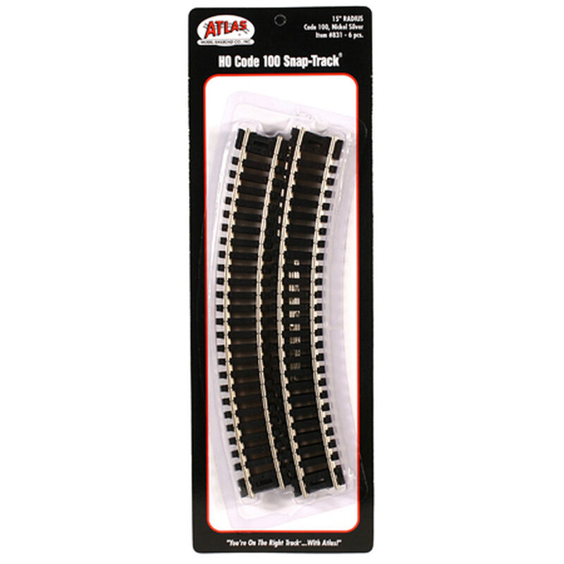 HO Code 100 15" Radius Curve (6)