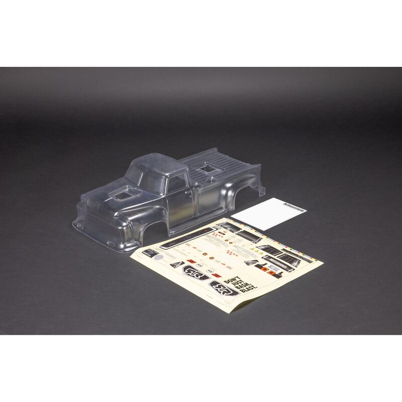 1/8 Clear Body with Decals and Window Mask: NOTORIOUS 6S BLX V6