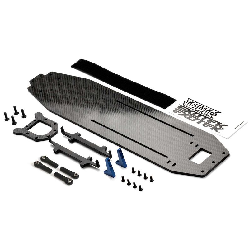Carbon Fiber Chassis Conversion for Traxxas 2WD Drag Slash