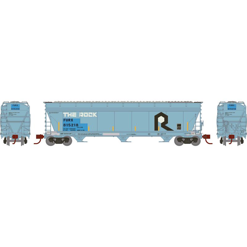 N ACF4600 Covered Hoppers, FURX Primed For Grime #815218