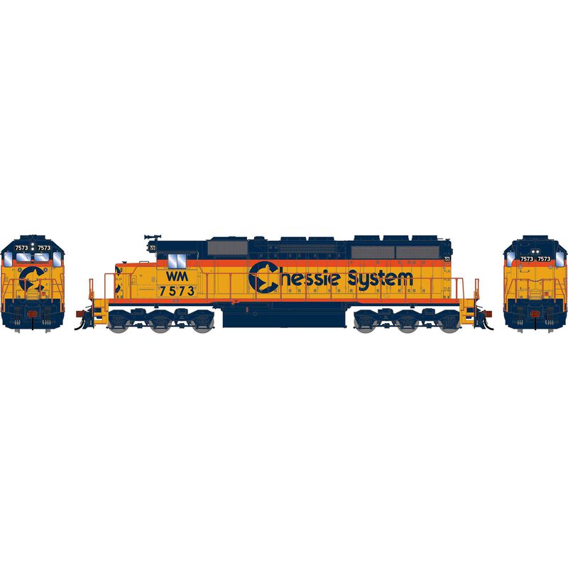 HO ATH SD40 Locomotive w/DCC & Sound, WM #7573