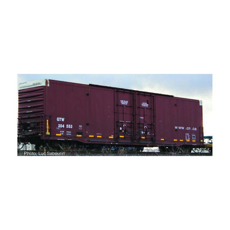 HO 60' Texarkana Rebuilt XB-172, CN-GTW / Brown #1 (2)