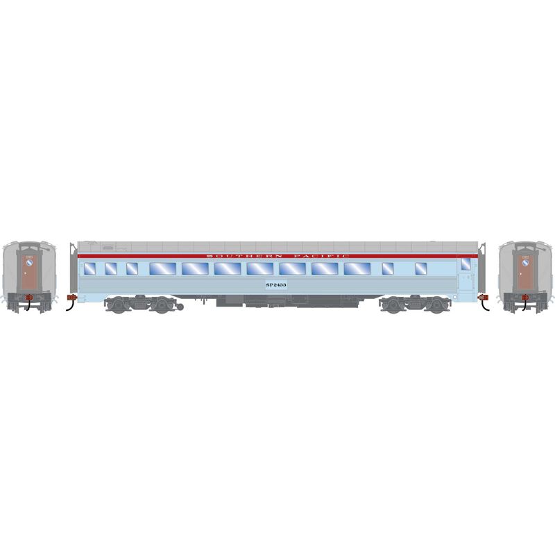 HO 77' Pullman Chair Car, SP 'General Service'  #2433 Class 77-C-3