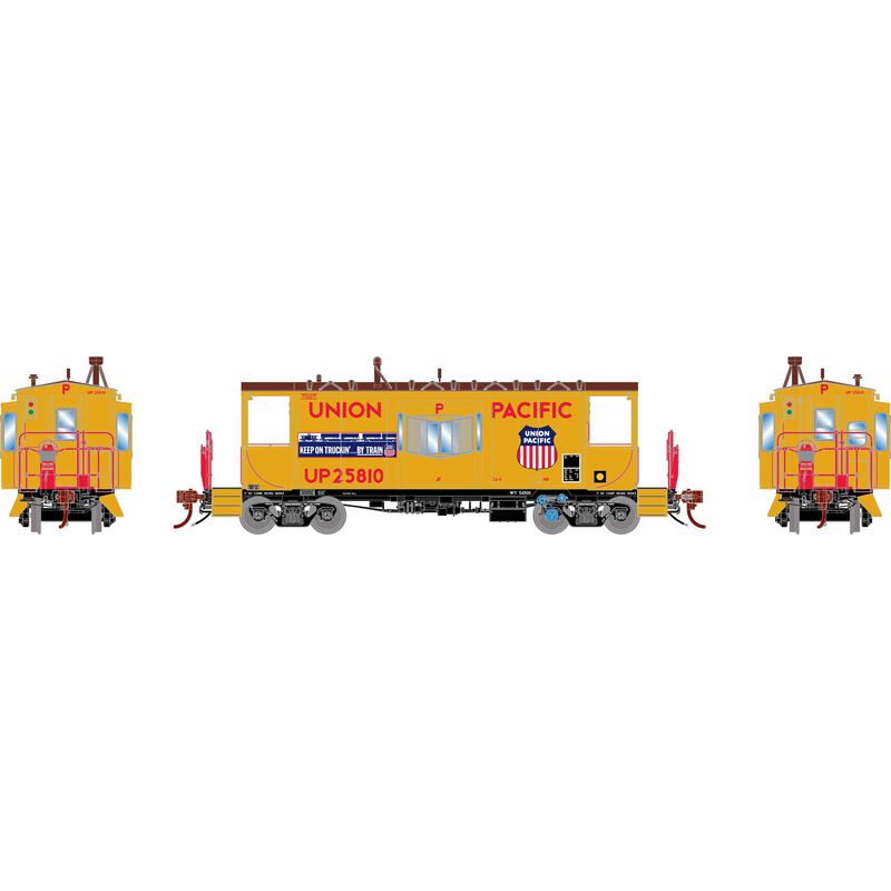 HO ICC CA-11 Caboose with Lights, UP #25810
