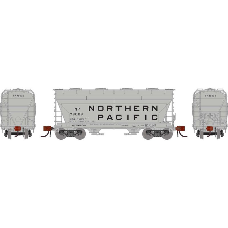 N ACF 2970 Covered Hopper, NP #75005