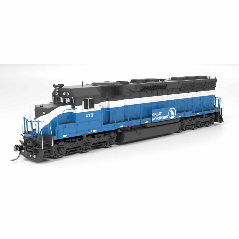 HO EMD SD45, GN 424, Big Sky Blue, Paragon4 Sound/DC/DCC