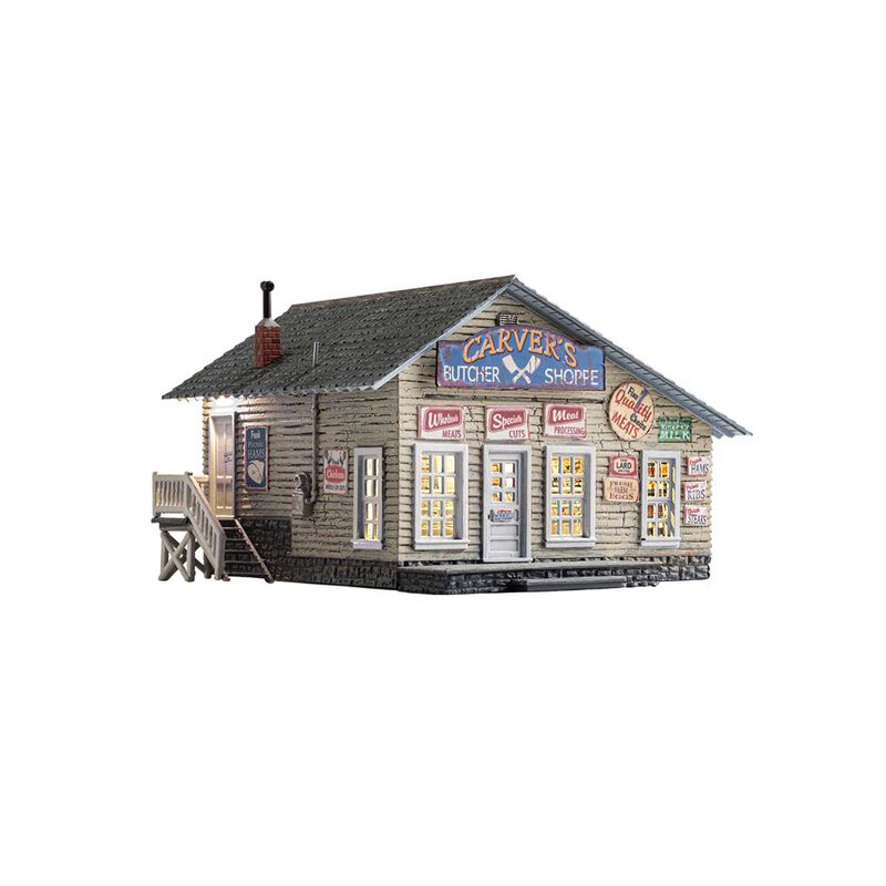 HO Carver's Butcher Shoppe