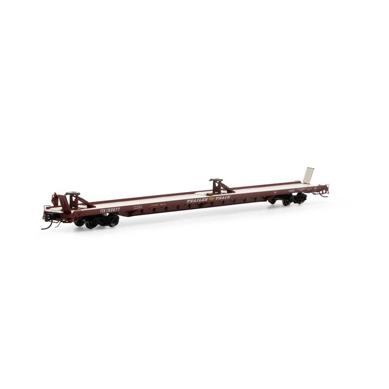 N F89-F 89'8" TOFC Flat, TTX/Brown #150677