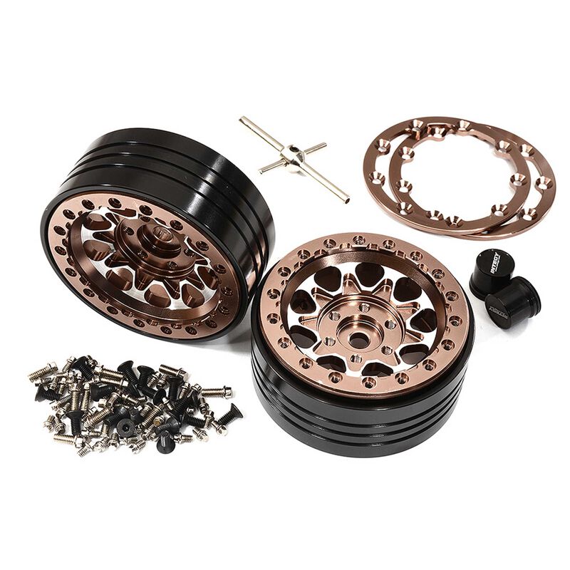 Alloy Beadlock Wheels, Bronze: 1/10 Enduro Sendero (2)