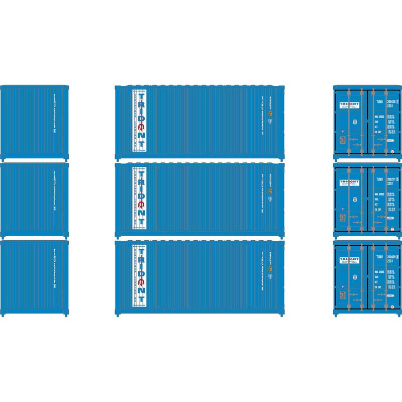 N ATH 20' Corrugated Containers, TLNU #2004267/2002710/2004098 (3)