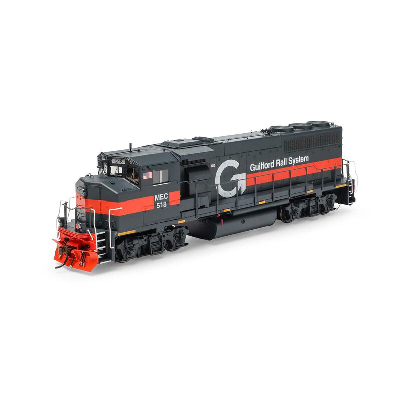 HO GP40-2L Locomotive with DCC & Sound, Guilford/MEC #518