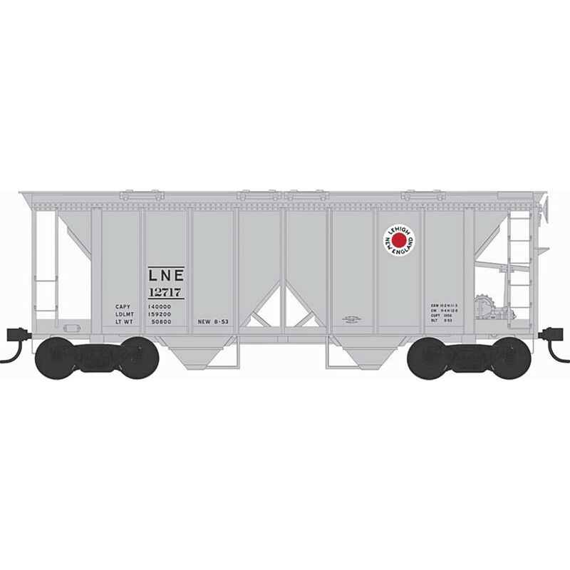 HO H34 Covered Hopper L&NE #12717