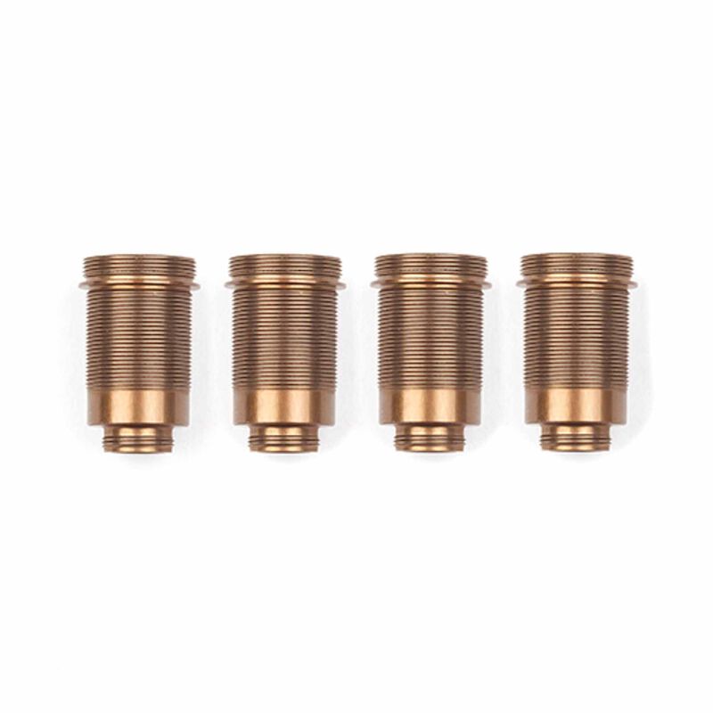 Factory Team Aluminum Shock Bodies with Genuine Kashima Coating, 1/10 Team Associated DC10 (4)