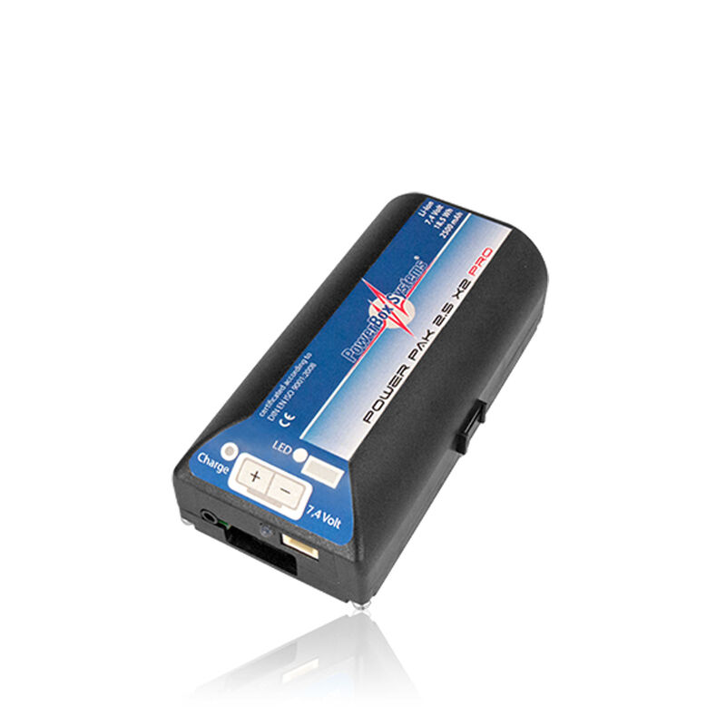 PowerPak 2.5X2 2500mAh PRO Li-Ion Receiver Battery and Mount