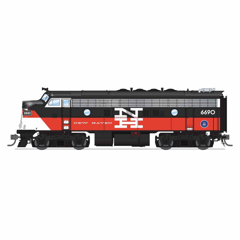 HO EMD F7A NH McGinnis Scheme No-Sound / DCC-Ready , CDOT 6691