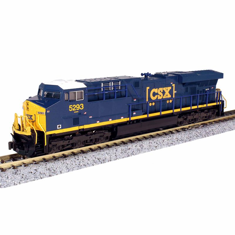 N GE ES44DC Locomotive, CSX "Boxcar" #5293