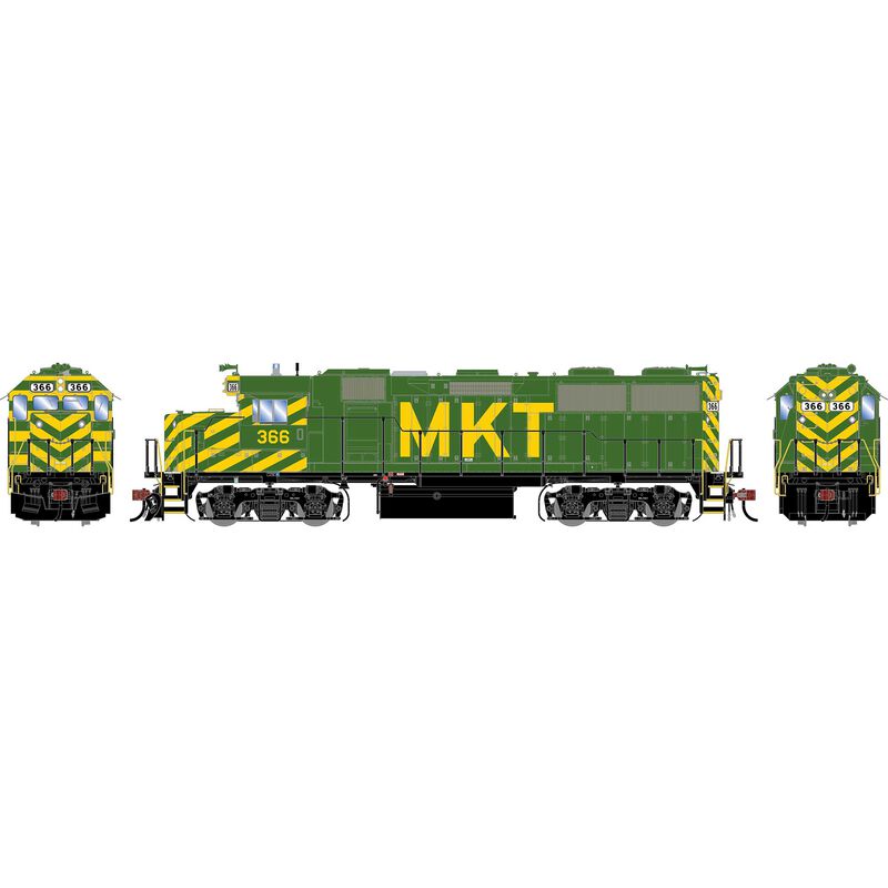 HO GEN GP39-2 PH III Locomotive w/DCC & Sound, MKT #366