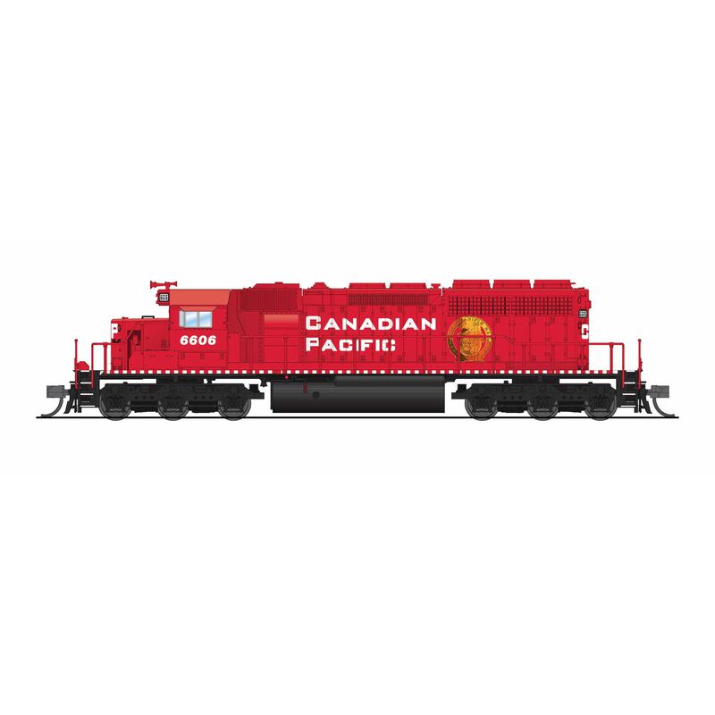 N, EMD SD40-2, CP 6606, Golden Beaver Scheme, Paragon4 Sound/DC/DCC