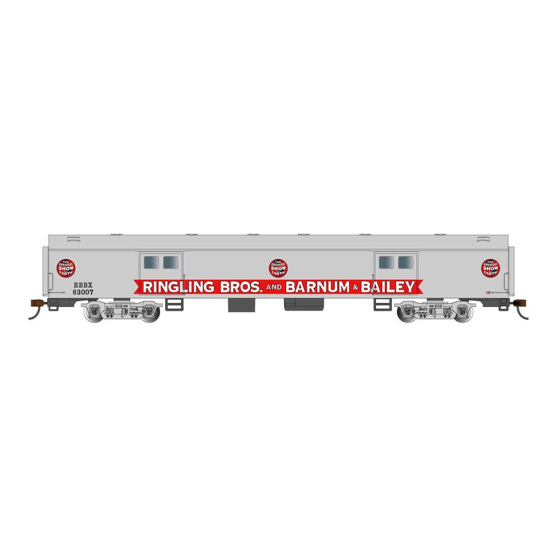 HO 72' Smooth-Side Baggage Generator Car - Ringling Bros. & Barnum & Bailey™ #63007
