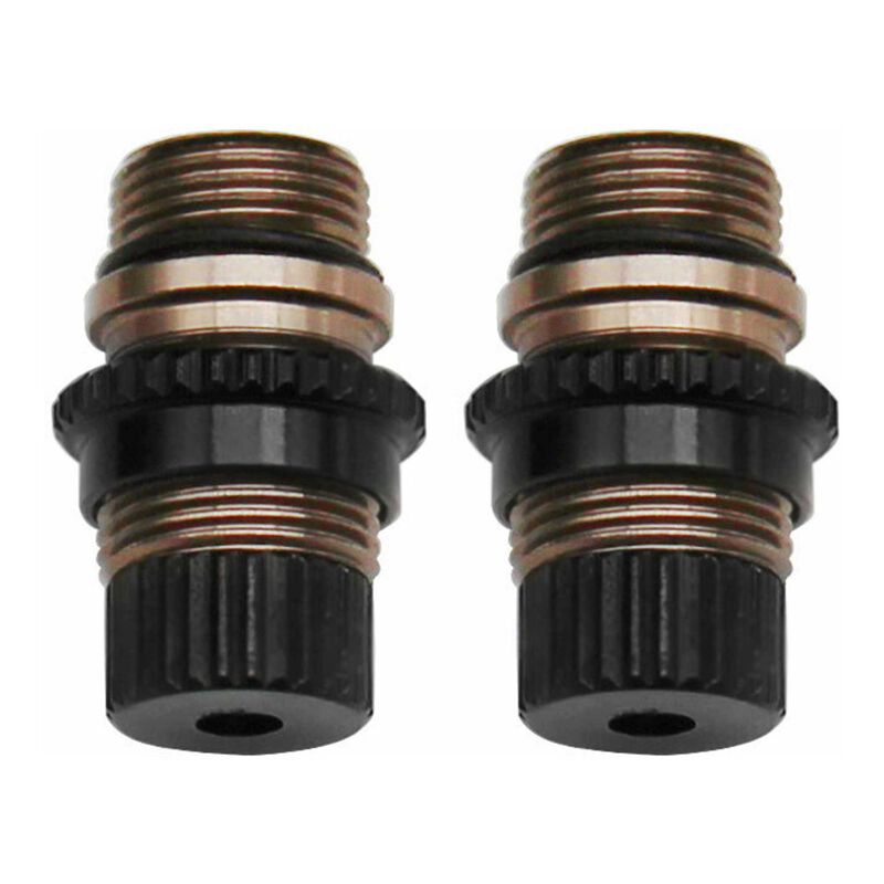 Front Aluminum Threaded Shock Body Set, 1/24 Losi Micro-B