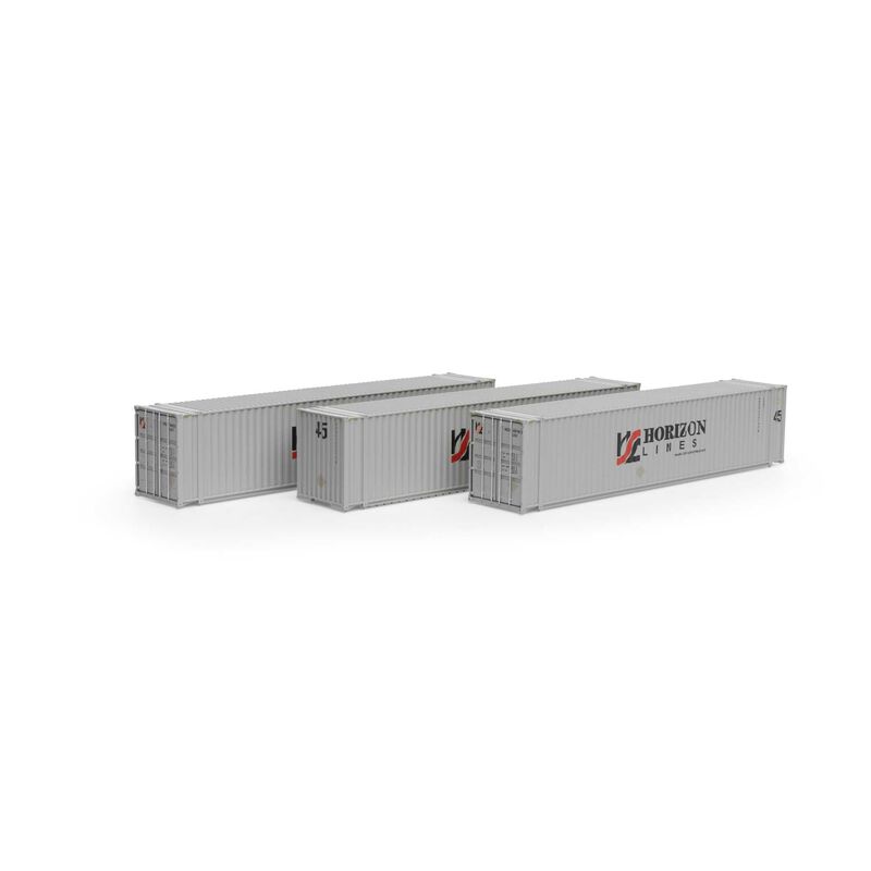 HO RTR 45' Container, Horizon Lines #1 (3)