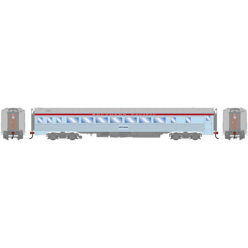 HO 77' Pullman Chair Car, SP 'General Service'  #2428 Class 77-C-3